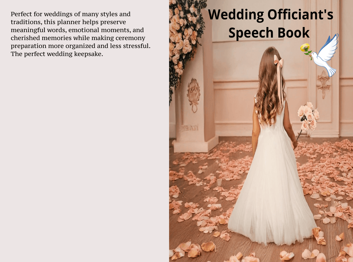Wedding Officiant's Speech Book - LL Puzzle Books