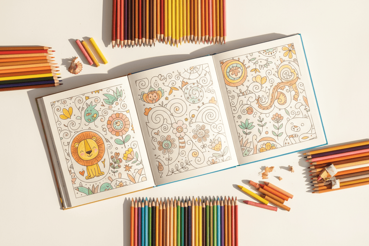 Coloring and Drawing Books - LL Puzzle Books