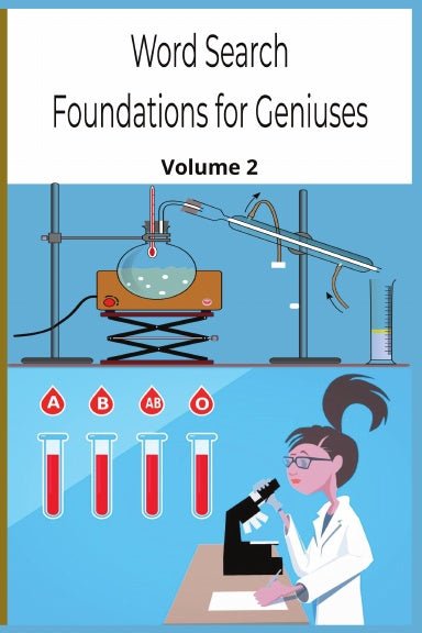 Word Search Foundations for Geniuses - LL Puzzle Books