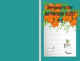 Welcome to the Bathroom Guest Log - LL Puzzle Books