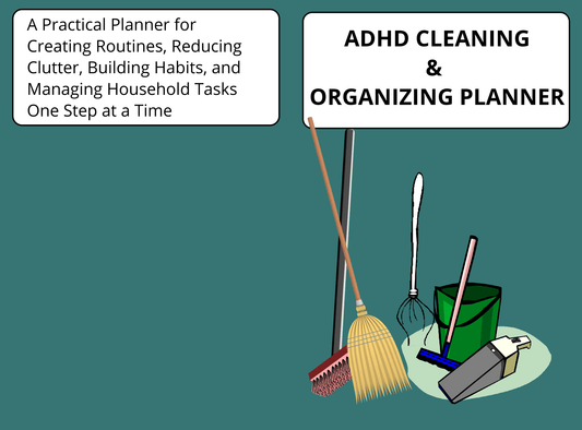 ADHD Planning & Organizer Planner - LL Puzzle Books