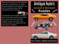 Antique Auto's Word Search & Crossword Puzzles