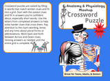 Anatomy & Physiology Mash up Crossword Puzzles - LL Puzzle Books
