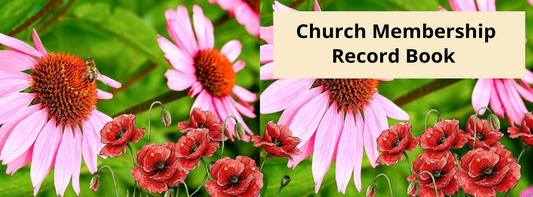 Church Membership Record Book – Printable Instant Download