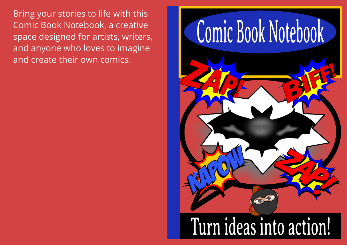 Comic Book Notebook - LL Puzzle Books
