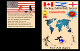 Crossword: Hockey, GAGA Ball & Soccer