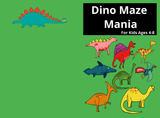 Dino Maze Mania - LL Puzzle Books