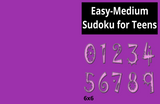 Easy-Medium Sudoku Puzzle Book for Teens