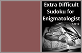 Extra Difficult Sudoku for Enigmatologist