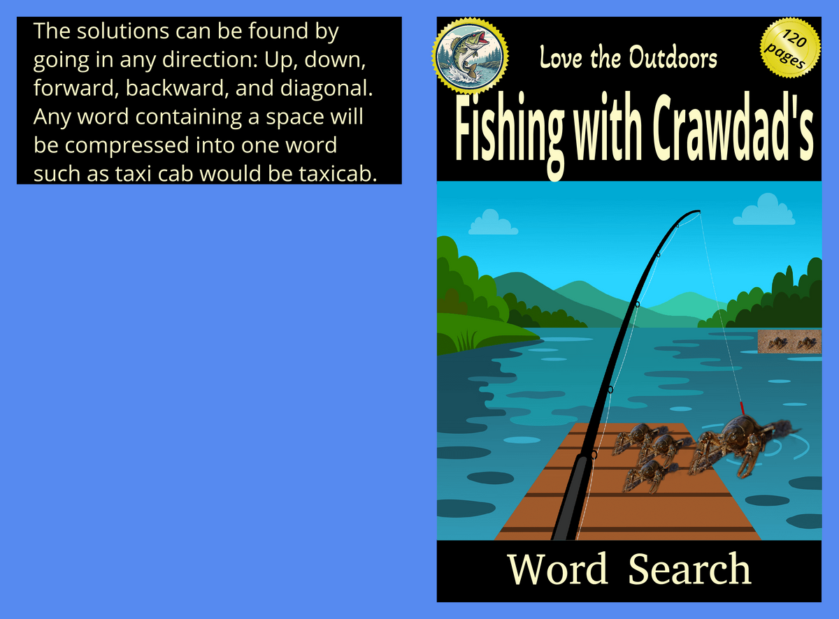 Love the Outdoors: Fishing with Crawdad's — Instant Download