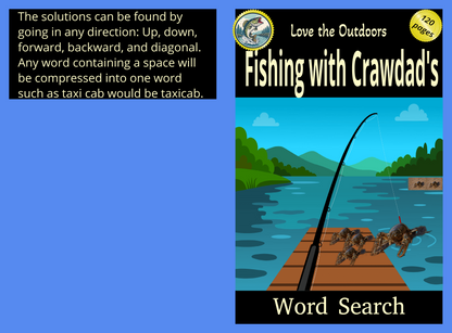 Love the Outdoors: Fishing with Crawdad's — Instant Download