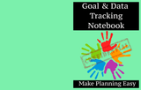 Goal & Data Tracking Notebook – Printable Instant Download - LL Puzzle Books