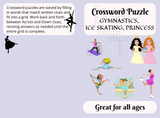 Crossword Puzzle: Gymnastics, Ice Skating & Princess