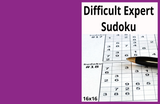 Difficult Expert Level Sudoku Puzzle Book – Printable PDF | Instant Download