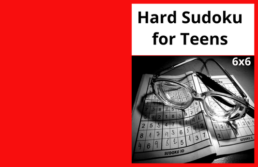 Hard Sudoku Puzzle Book for Teens
