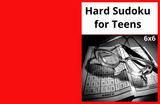 Hard Sudoku Puzzle Book for Teens