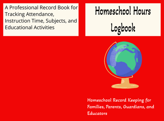 Homeschool Hours Logbook - LL Puzzle Books