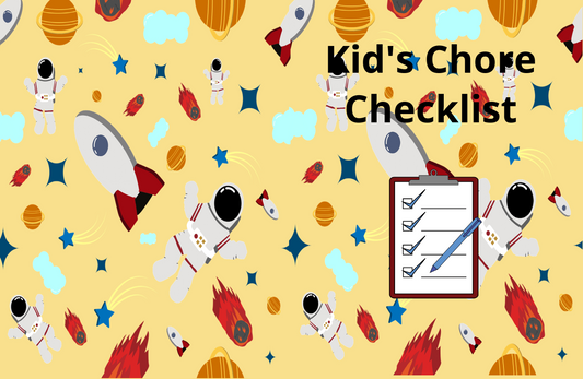 Kid's Chore Checklist – Instant Download PDF