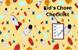 Kid's Chore Checklist – Instant Download PDF
