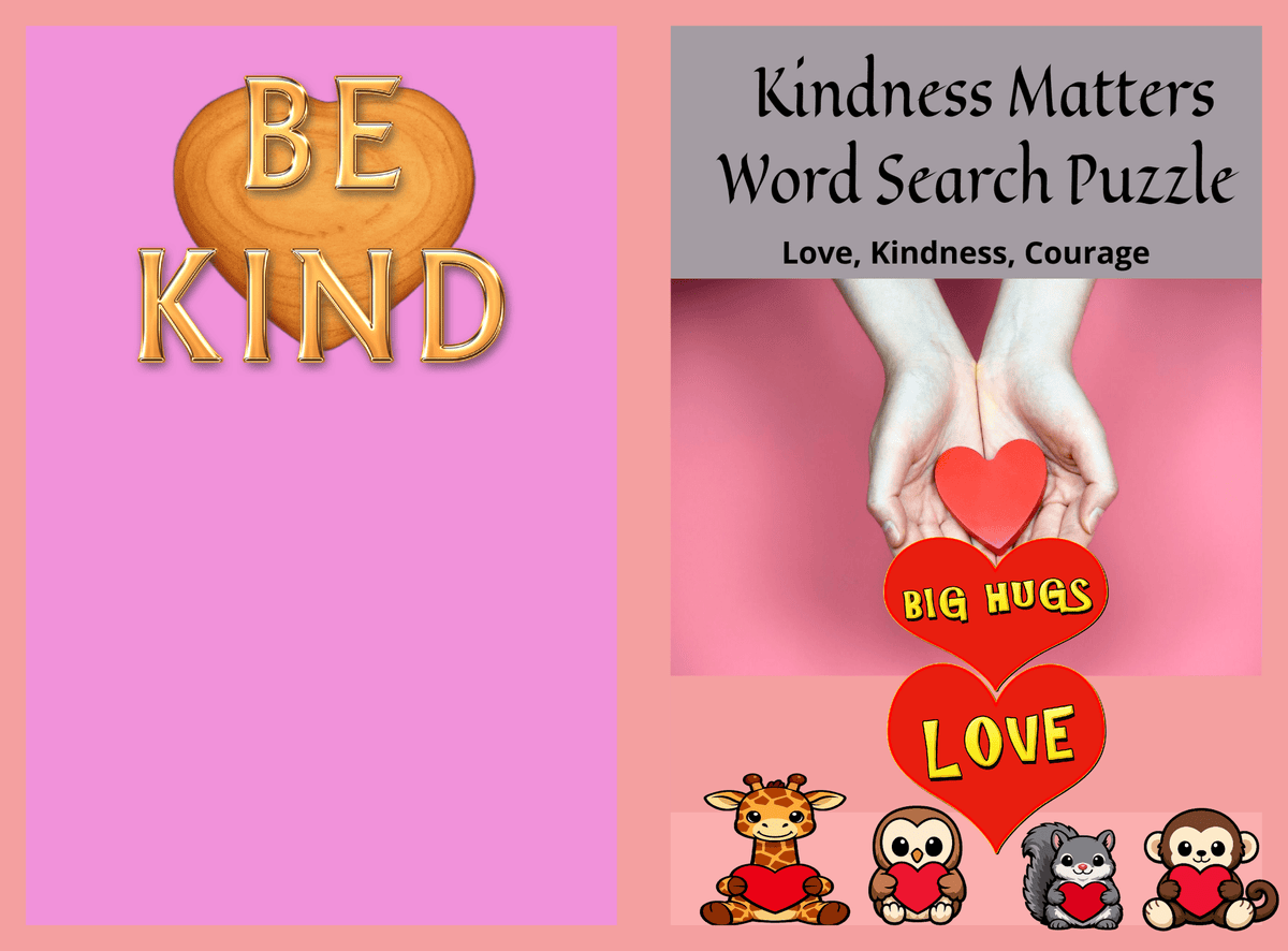 Kindness Matters Word Search Puzzle - LL Puzzle Books