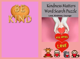 Kindness Matters Word Search Puzzle - LL Puzzle Books