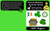 March Holiday Activity Book – St. Patrick's Day & More