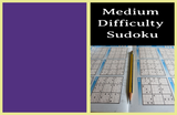 Medium Sudoku Puzzle Book