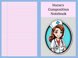 Nurse's Composition Book - LL Puzzle Books