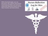 Nurses Reflection Log Book for Men – Digital Download - LL Puzzle Books