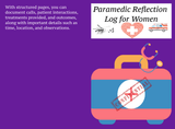 Paramedic Reflection Log Book for Women – Digital Download - LL Puzzle Books