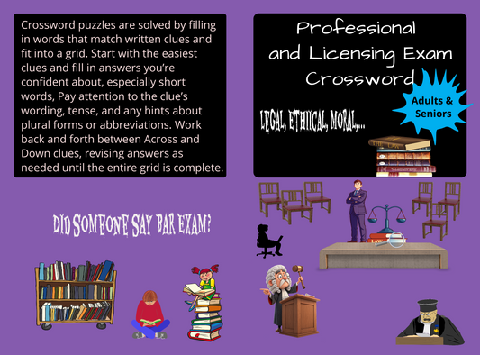 Crossword: Professional and Licensing Exam