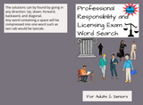 Professional Responsibility & Licensing Exam Word Search