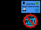 Screen Time & Behavior Tracker for Parents – Printable Instant Download - LL Puzzle Books