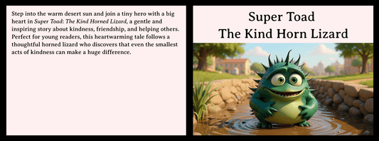 Super Toad: The King Horned Lizard - LL Puzzle Books