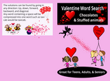 Valentine's Day Word Search Book – For Kids & Adults