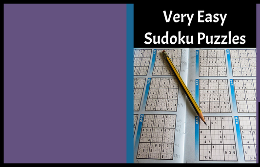 Very Easy Sudoku Puzzles – 100 Large Print Puzzles for Beginners