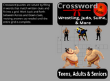 Crossword Puzzle Book: Wrestling, Judo & Sumo