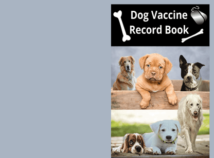 Dog Vaccine Record Book - LL Puzzle Books