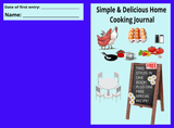 Simple & Delicious Home Cooking Journal – Printable Recipe Keeping Book PDF - LL Puzzle Books