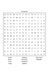 Just an Extraordinary Anatomy & Physiology Mash up Word Search Book - LL Puzzle Books