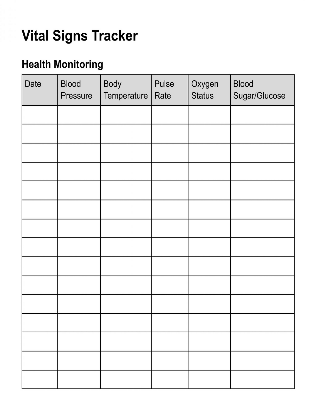 Complete Health Management System – Printable PDF