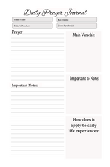 My Daily Prayer Journal - LL Puzzle Books