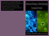 Molecular Biology & Biotechnology Crossword Puzzle – Printable Instant Download - LL Puzzle Books