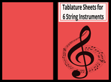 Tablature Sheets for 6-String Instruments - LL Puzzle Books