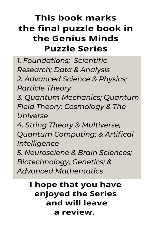 Cross Discipline: Brain Science & Genetics Word Search - LL Puzzle Books