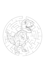 Dino Maze Mania - LL Puzzle Books
