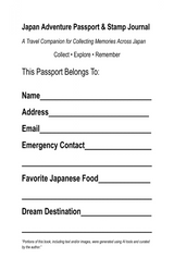 Eki Stamp Book for Traveling Through Japan – Printable Station Stamp Passport