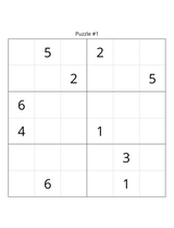 Easy-Medium Sudoku Puzzle Book for Teens