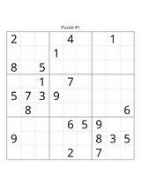 Easy Sudoku Puzzle Book