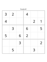 Easy Sudoku Puzzle Book for Teens